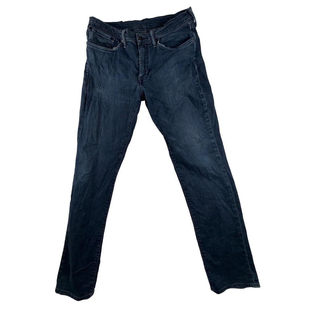 Levis 511 Slim Fit Dark Wash Blue Denim Jeans Mens 34x31